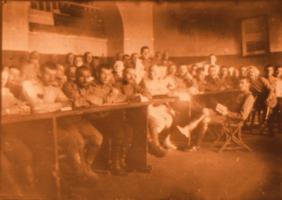 Занятия с личным составом в казарме (действующая армия). 28 октября 1916г. Коллекция ф/д. Оп. 4. Ед.хр. 445