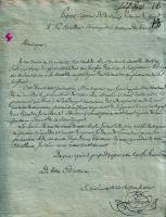 Письмо военнопленного капитана Паго тамбовскому губернатору. Декабрь 1812 г. Ф. 4. Оп. 1. Д. 295. Л. 16.