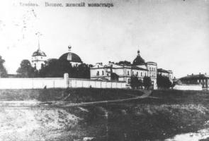 Вознесенский женский монастырь города Тамбова. Вид с юго-запада. До 1917 г. Коллекция фотодокументов. Оп. 3. Д. 104