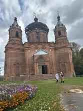 Храм Воскресения Христа Спасителя в Старой Ольшанке. 27 сентября 2025 г. Автор фото: Н.Б. Рубан.